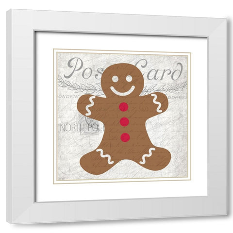 Nostalgic Christmas 10 White Modern Wood Framed Art Print with Double Matting by Kimberly, Allen