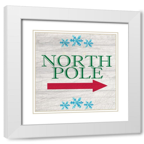 Nostalgic Christmas 12 White Modern Wood Framed Art Print with Double Matting by Kimberly, Allen