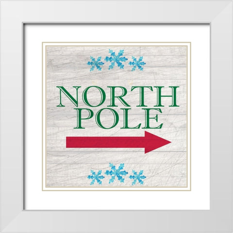 Nostalgic Christmas 12 White Modern Wood Framed Art Print with Double Matting by Kimberly, Allen