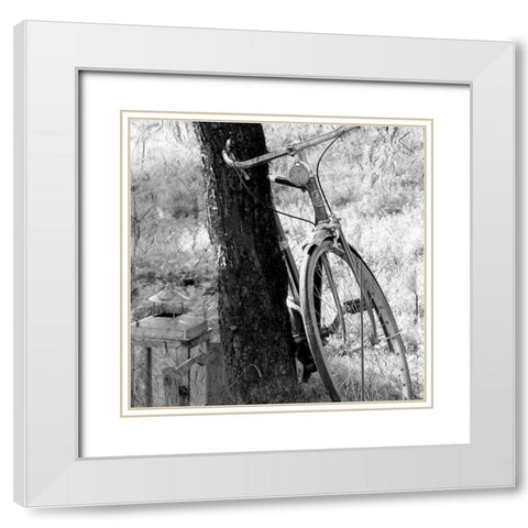 Out for a Ride White Modern Wood Framed Art Print with Double Matting by Kimberly, Allen