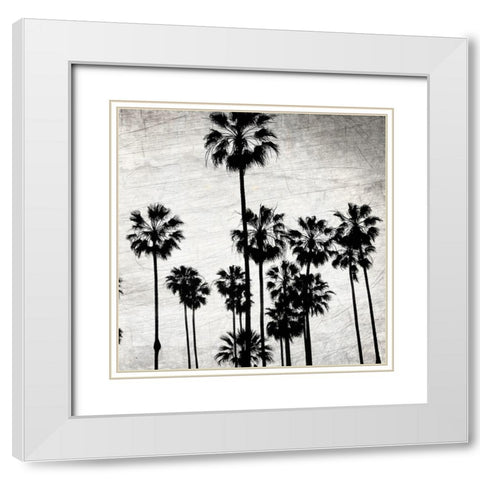 Dusky Beach White Modern Wood Framed Art Print with Double Matting by Kimberly, Allen