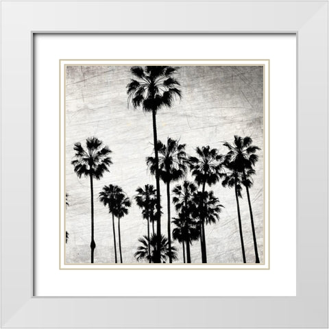 Dusky Beach White Modern Wood Framed Art Print with Double Matting by Kimberly, Allen