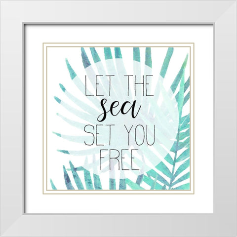 Sunsets 2 White Modern Wood Framed Art Print with Double Matting by Kimberly, Allen