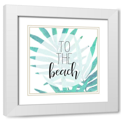 Sunsets 3 White Modern Wood Framed Art Print with Double Matting by Kimberly, Allen