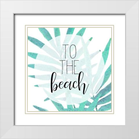 Sunsets 3 White Modern Wood Framed Art Print with Double Matting by Kimberly, Allen