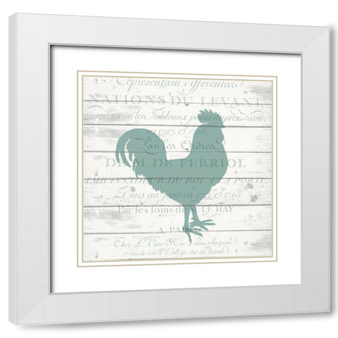 Farm Life A White Modern Wood Framed Art Print with Double Matting by Kimberly, Allen
