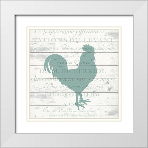Farm Life A White Modern Wood Framed Art Print with Double Matting by Kimberly, Allen
