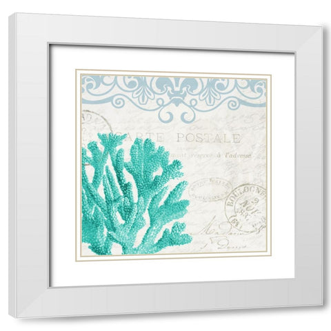 Lucky Enough 2 White Modern Wood Framed Art Print with Double Matting by Kimberly, Allen