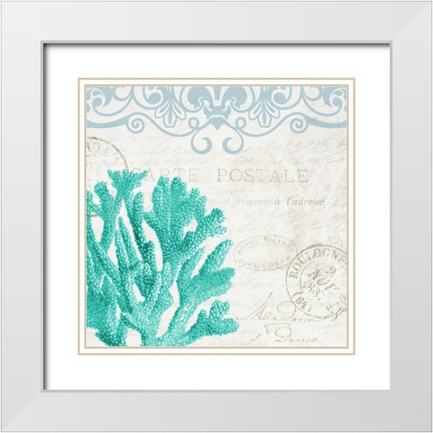 Lucky Enough 2 White Modern Wood Framed Art Print with Double Matting by Kimberly, Allen