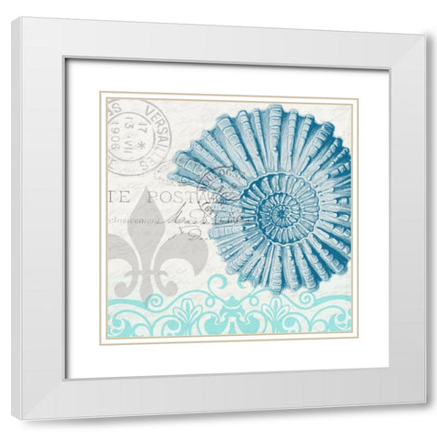 Lucky Enough 3 White Modern Wood Framed Art Print with Double Matting by Kimberly, Allen