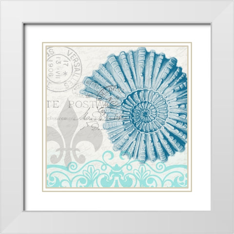 Lucky Enough 3 White Modern Wood Framed Art Print with Double Matting by Kimberly, Allen