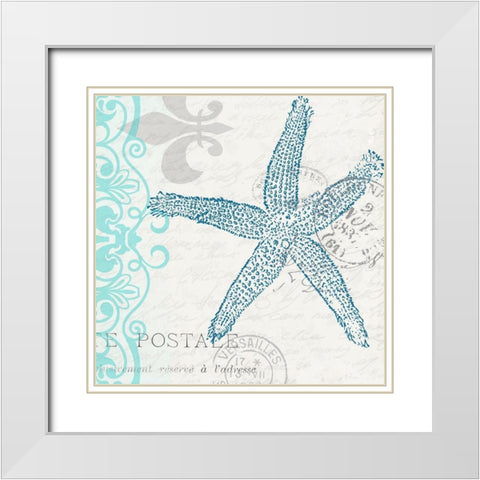 Lucky Enough 5 White Modern Wood Framed Art Print with Double Matting by Kimberly, Allen