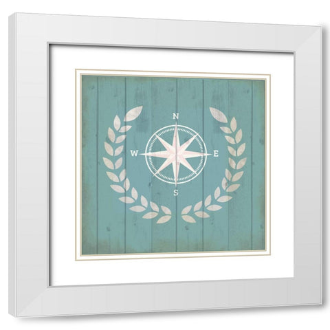 Travel the Sea 4 White Modern Wood Framed Art Print with Double Matting by Kimberly, Allen