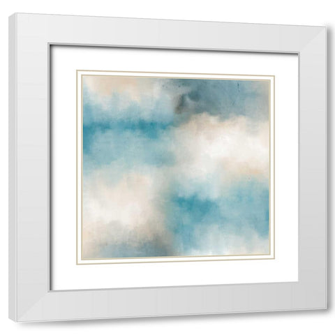 Compose White Modern Wood Framed Art Print with Double Matting by Allen, Kimberly