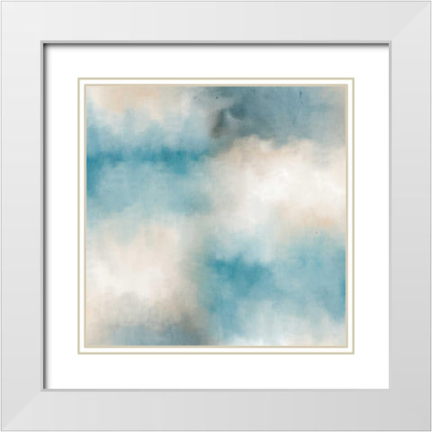 Compose White Modern Wood Framed Art Print with Double Matting by Allen, Kimberly