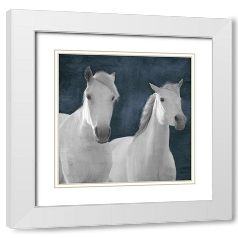 Two White Modern Wood Framed Art Print with Double Matting by Allen, Kimberly
