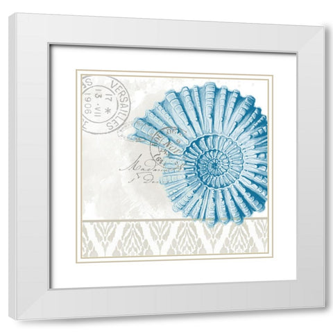 By the Sea 3 White Modern Wood Framed Art Print with Double Matting by Allen, Kimberly