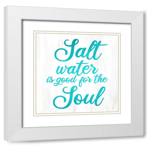 Seas the Day 4 White Modern Wood Framed Art Print with Double Matting by Allen, Kimberly
