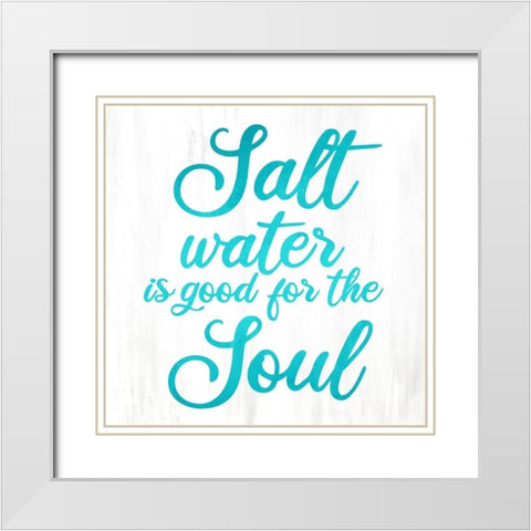 Seas the Day 4 White Modern Wood Framed Art Print with Double Matting by Allen, Kimberly