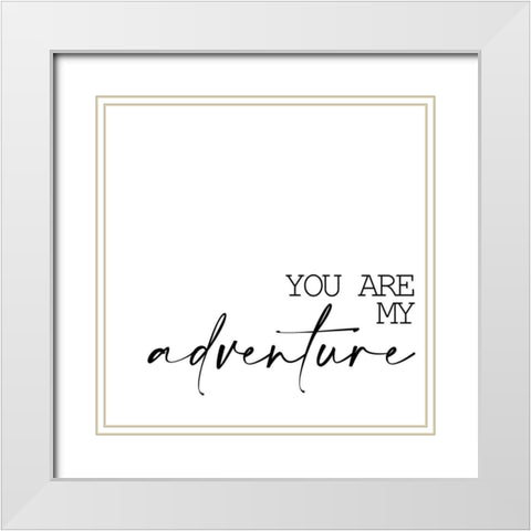 You Are 2 White Modern Wood Framed Art Print with Double Matting by Allen, Kimberly