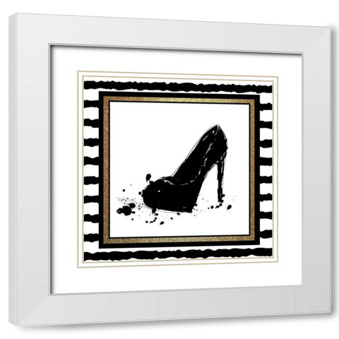 Love Fashion 2 White Modern Wood Framed Art Print with Double Matting by Allen, Kimberly