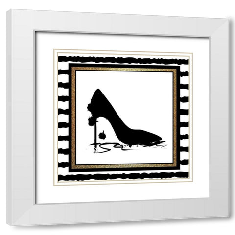 Love Fashion 4 White Modern Wood Framed Art Print with Double Matting by Allen, Kimberly