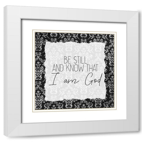 He Restores 2 White Modern Wood Framed Art Print with Double Matting by Allen, Kimberly
