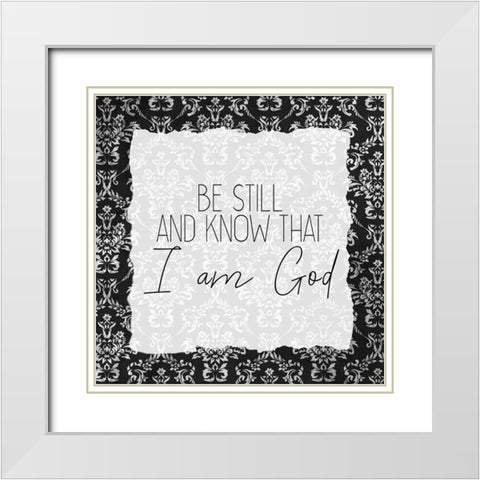 He Restores 2 White Modern Wood Framed Art Print with Double Matting by Allen, Kimberly