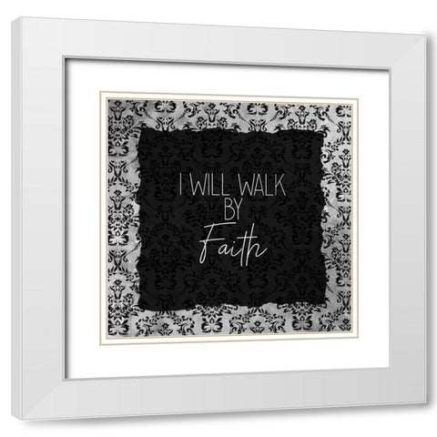 He Restores 3 White Modern Wood Framed Art Print with Double Matting by Allen, Kimberly
