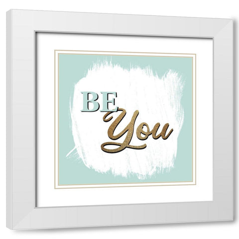 Perfume 5 White Modern Wood Framed Art Print with Double Matting by Allen, Kimberly