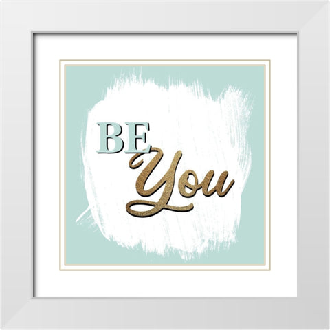 Perfume 5 White Modern Wood Framed Art Print with Double Matting by Allen, Kimberly