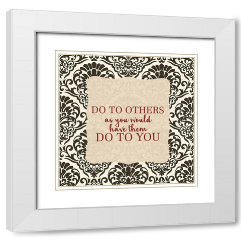 Trust the Lord 2 White Modern Wood Framed Art Print with Double Matting by Allen, Kimberly