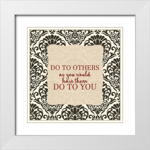 Trust the Lord 2 White Modern Wood Framed Art Print with Double Matting by Allen, Kimberly