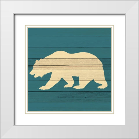 Little Man 3 White Modern Wood Framed Art Print with Double Matting by Allen, Kimberly