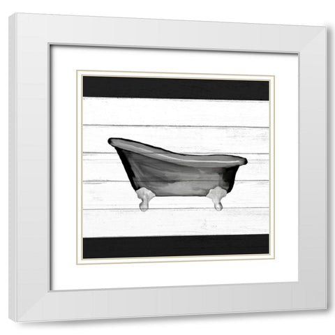 Rest 2 v2 White Modern Wood Framed Art Print with Double Matting by Allen, Kimberly
