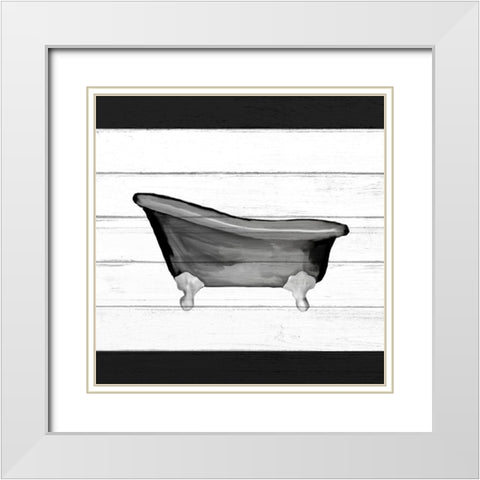 Rest 2 v2 White Modern Wood Framed Art Print with Double Matting by Allen, Kimberly