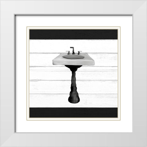 Rest 3 v2 White Modern Wood Framed Art Print with Double Matting by Allen, Kimberly