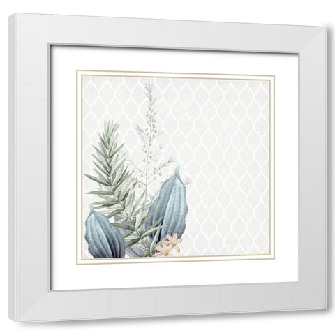 Blessings 4 White Modern Wood Framed Art Print with Double Matting by Allen, Kimberly
