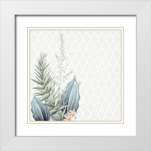 Blessings 4 White Modern Wood Framed Art Print with Double Matting by Allen, Kimberly