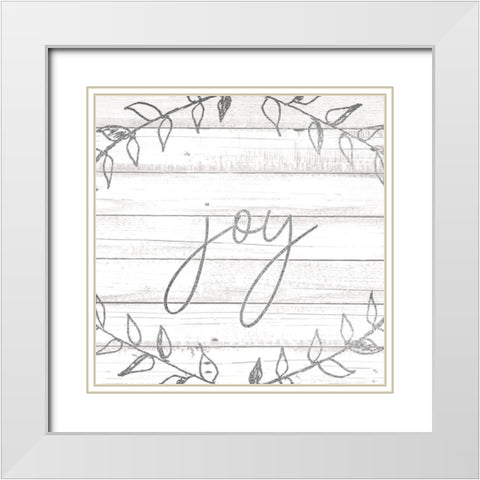 Christmas Romance 15 White Modern Wood Framed Art Print with Double Matting by Allen, Kimberly