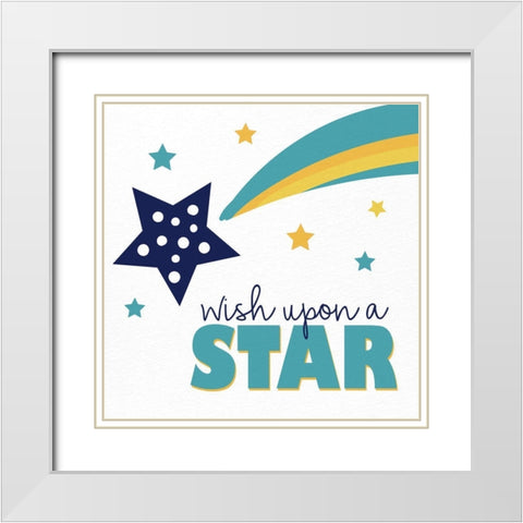 Big Love 3 White Modern Wood Framed Art Print with Double Matting by Allen, Kimberly
