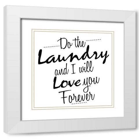 Do White Modern Wood Framed Art Print with Double Matting by Allen, Kimberly