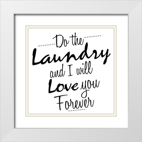 Do White Modern Wood Framed Art Print with Double Matting by Allen, Kimberly