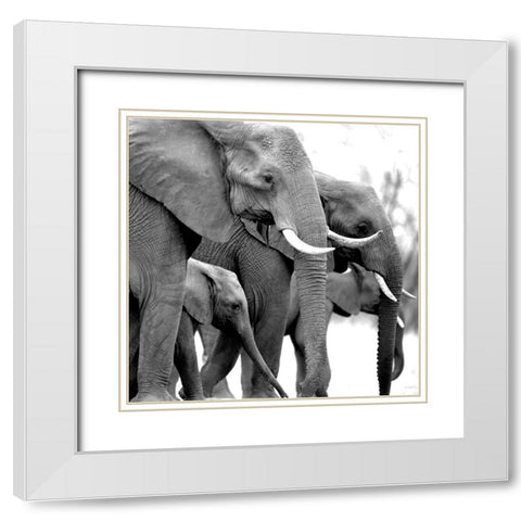 Your Treasure White Modern Wood Framed Art Print with Double Matting by Allen, Kimberly
