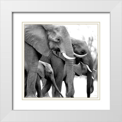 Your Treasure White Modern Wood Framed Art Print with Double Matting by Allen, Kimberly