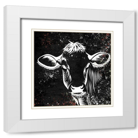 Bessie 2 White Modern Wood Framed Art Print with Double Matting by Allen, Kimberly
