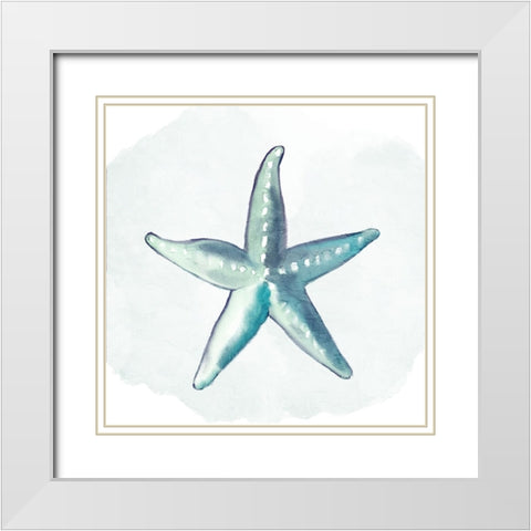 Sea Love 1 White Modern Wood Framed Art Print with Double Matting by Allen, Kimberly