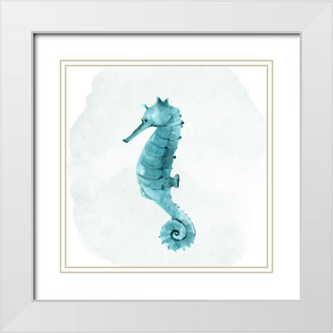 Sea Love 2 White Modern Wood Framed Art Print with Double Matting by Allen, Kimberly