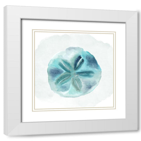 Sea Love 3 White Modern Wood Framed Art Print with Double Matting by Allen, Kimberly