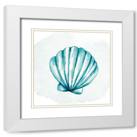 Sea Love 5 White Modern Wood Framed Art Print with Double Matting by Allen, Kimberly